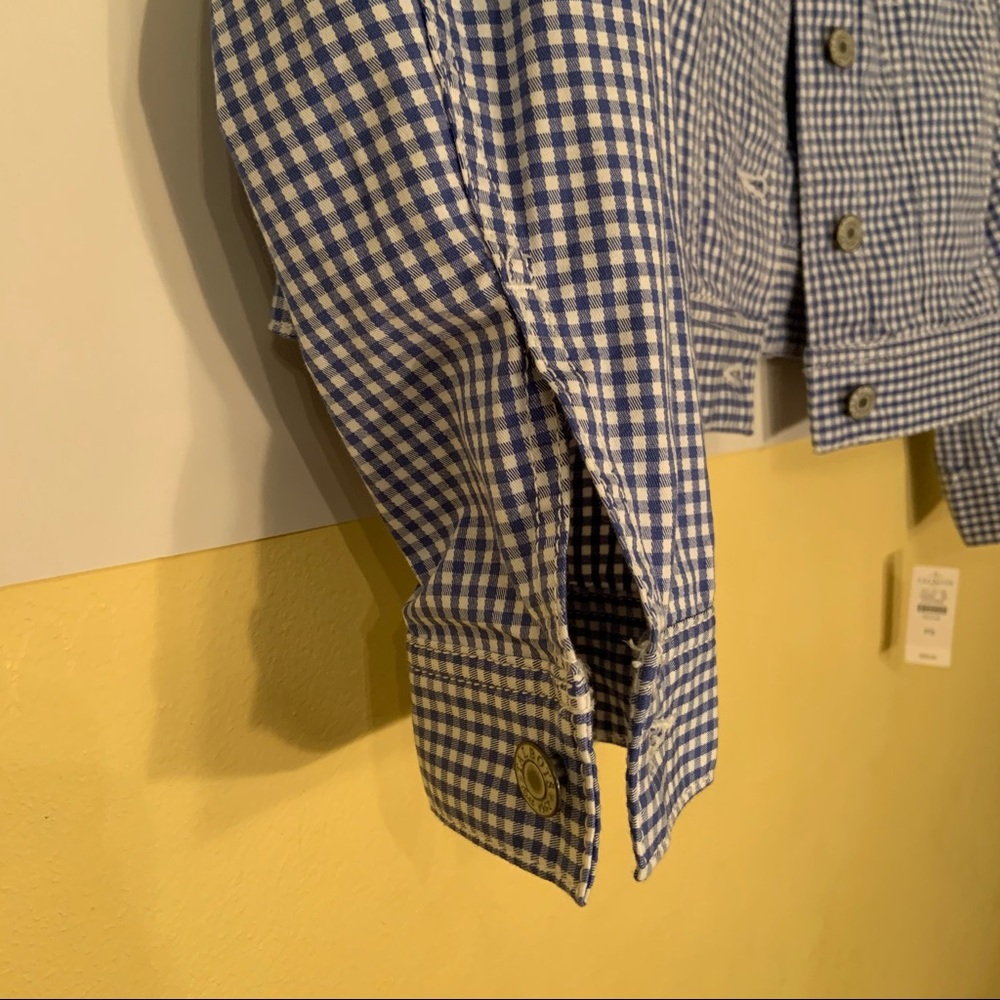 Talbots White & Blue Checkered Jacket! - Picture 6 of 8